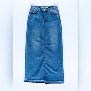 Inherit Co Cheyenne denim skirt NWT
